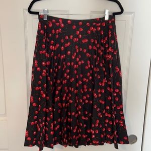 J Crew Cherry Print Skirt